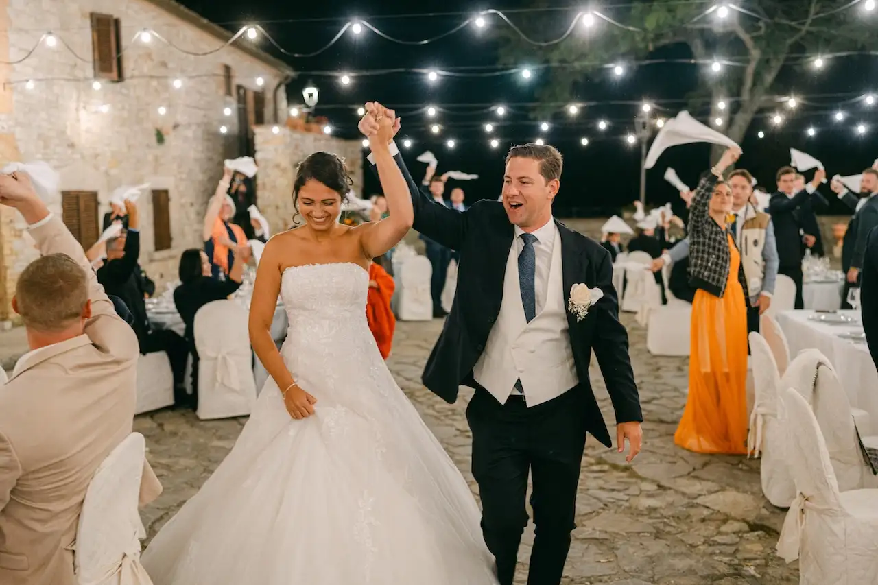 Momento magico al matrimonio