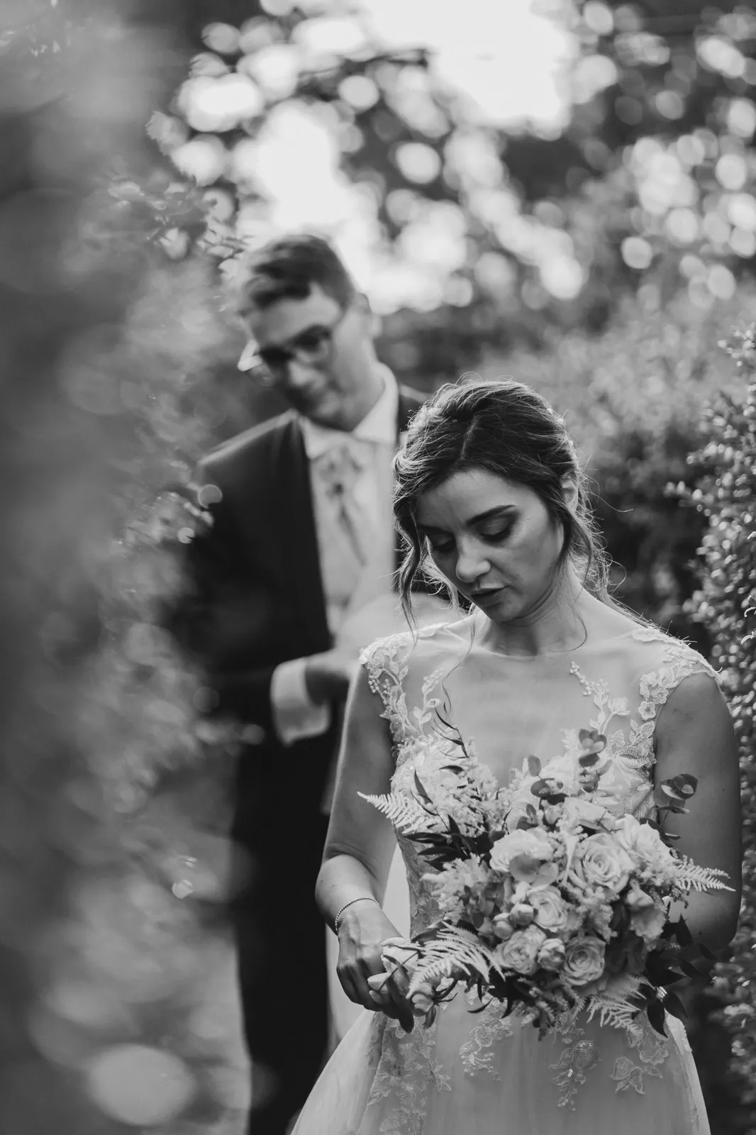 Martina daniele couple black white artistic