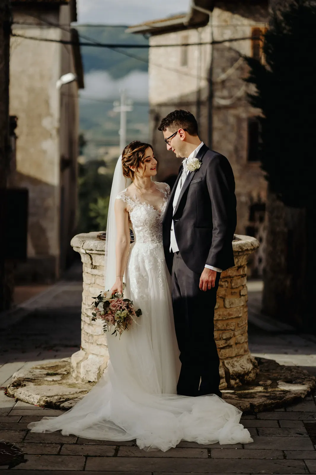 Martina daniele couple romantic portrait wedding venue