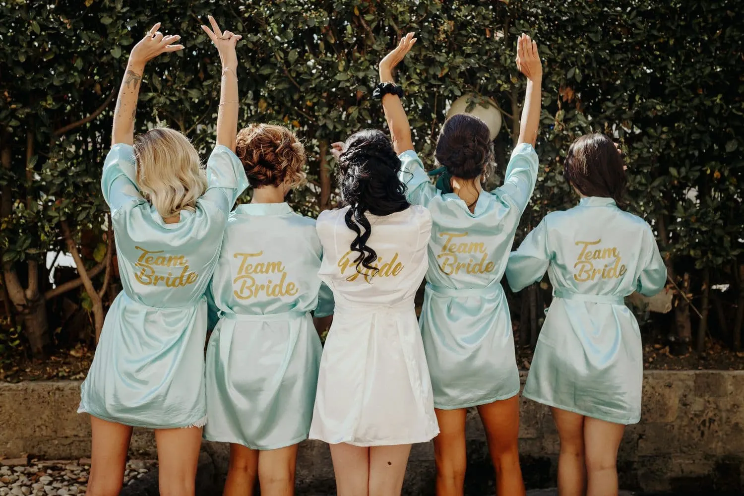 San pietro sopra le acque wedding party bridesmaids