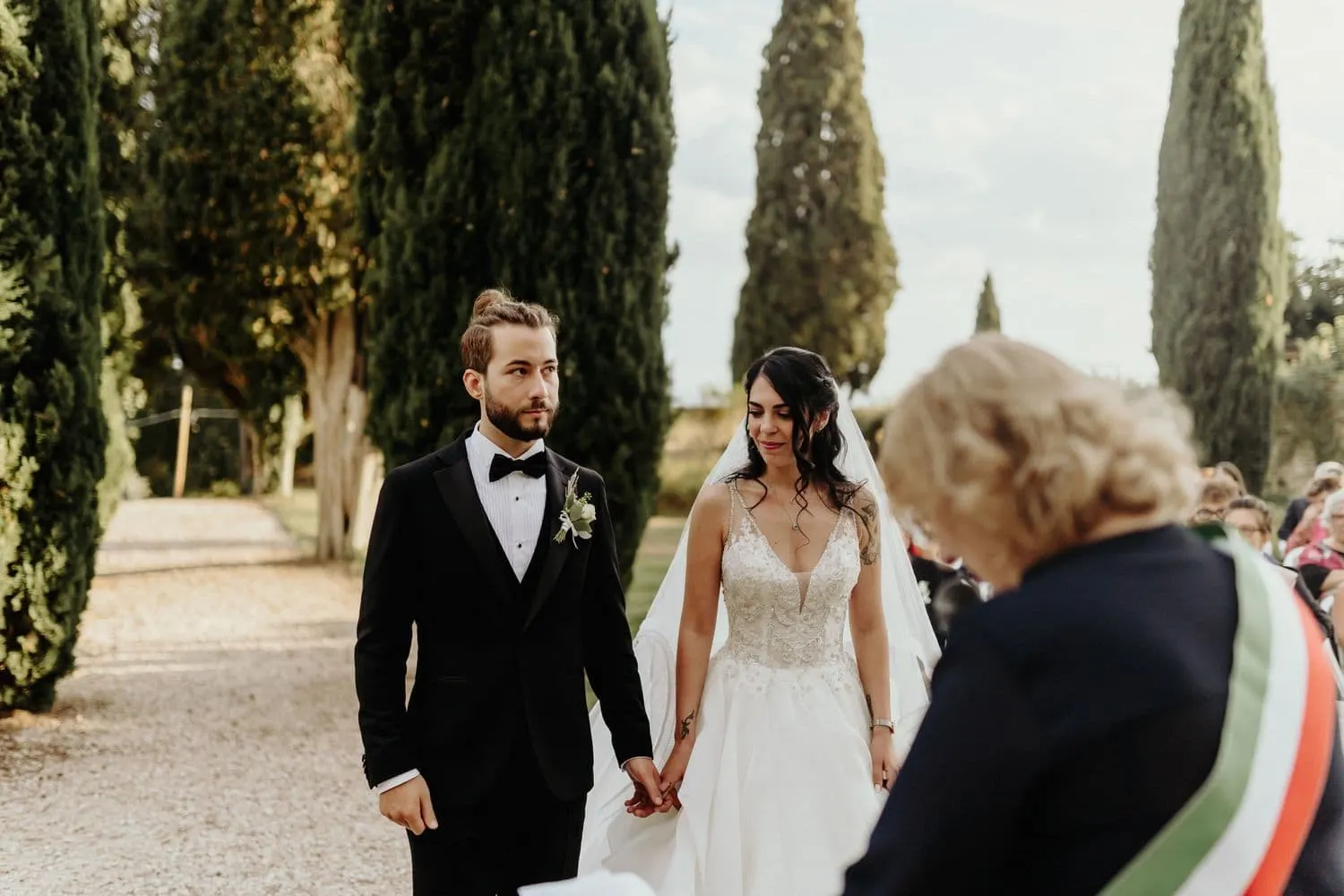 San pietro sopra le acque wedding party group