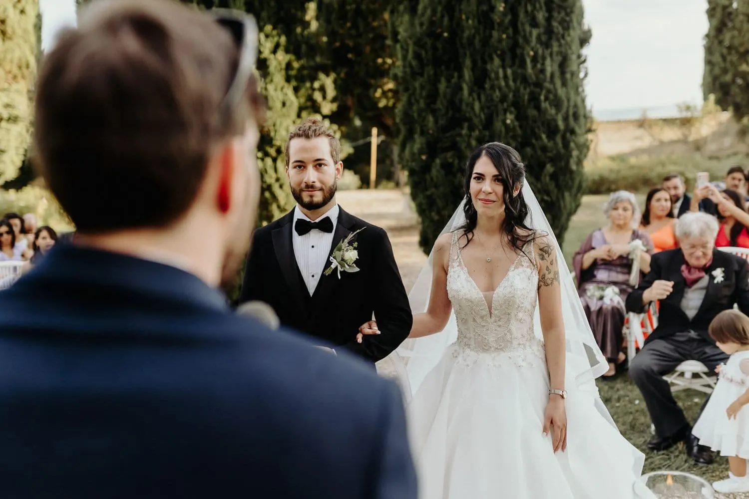 San pietro sopra le acque couple portrait formal