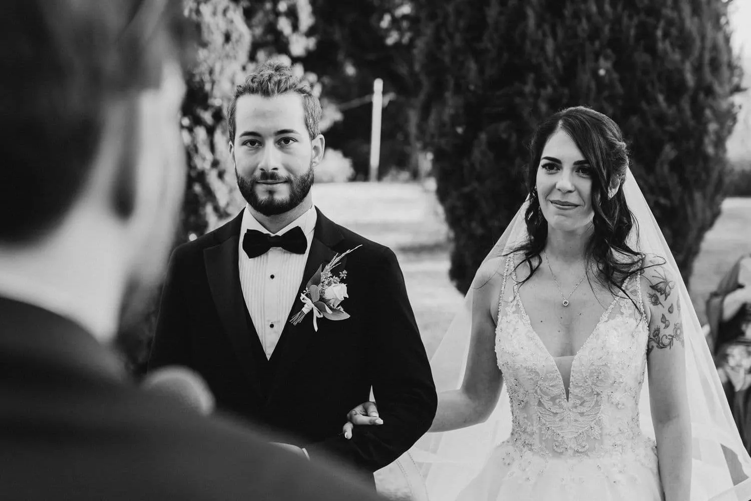 San pietro sopra le acque wedding kiss ceremony