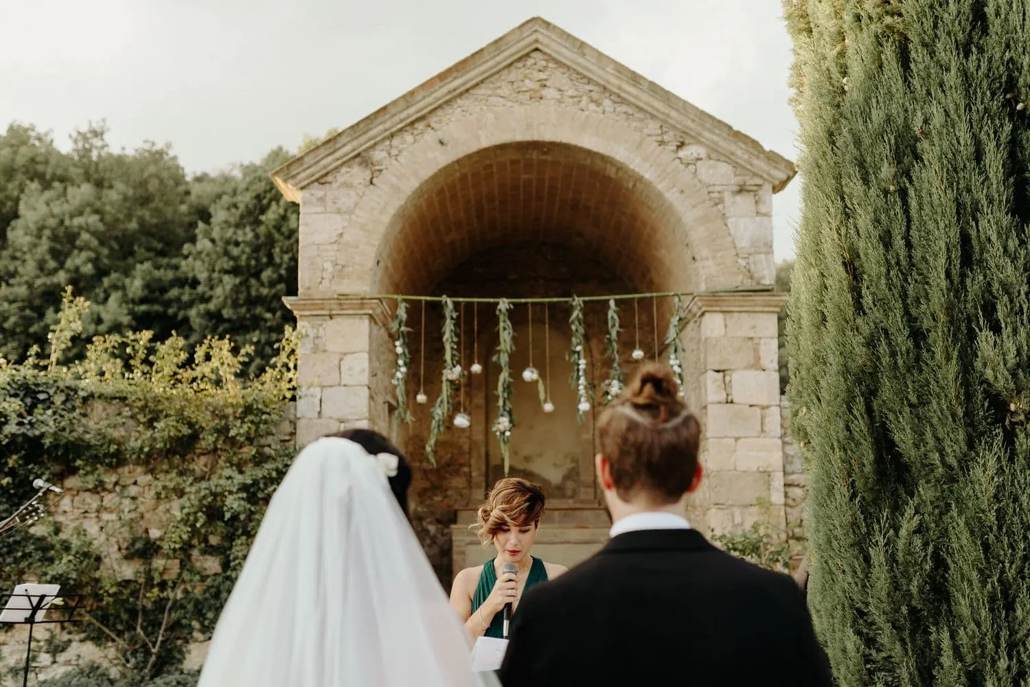 San pietro sopra le acque reception celebration toast