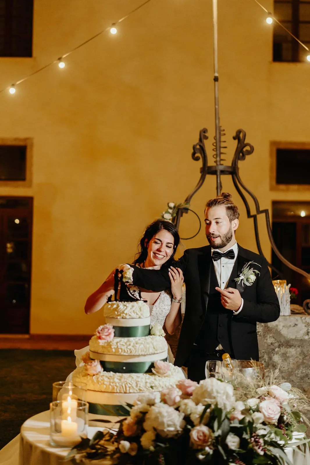 San pietro sopra le acque wedding cake reception