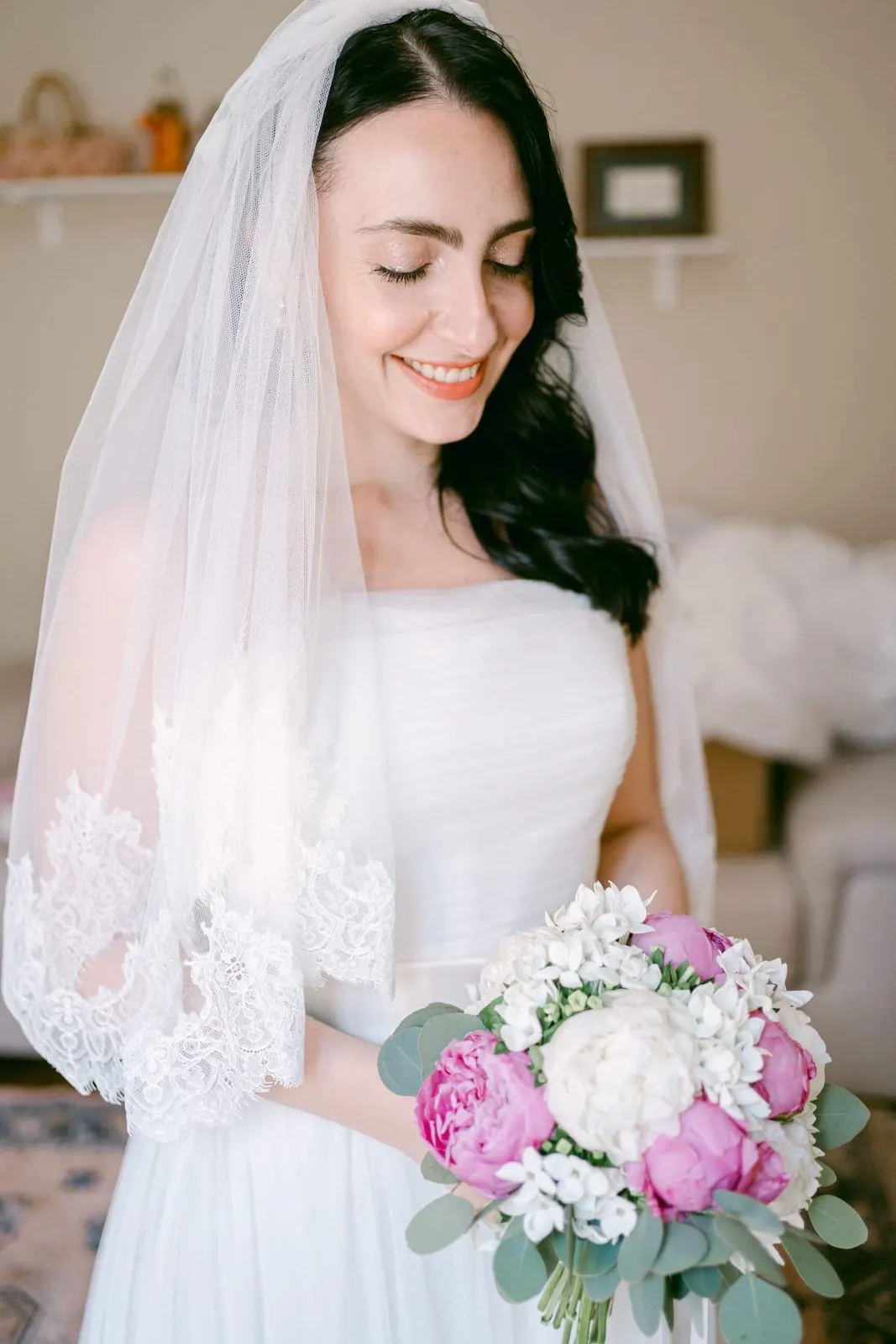 Bride getting ready san pietro valle abbey umbria
