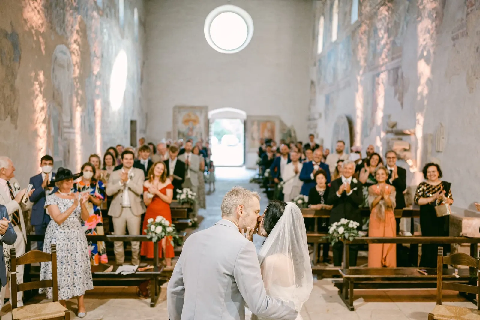 Wedding party celebration san pietro valle abbey
